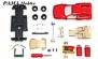 Zobrazit náhled: Model kit Ferrari 4,5" pull-back, assort 24 pcs