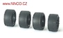 Pneu.19x10 Hladke Shore A-25 4x