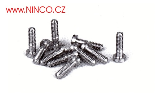 10 x Titanové metric.šroubky 2,1x8